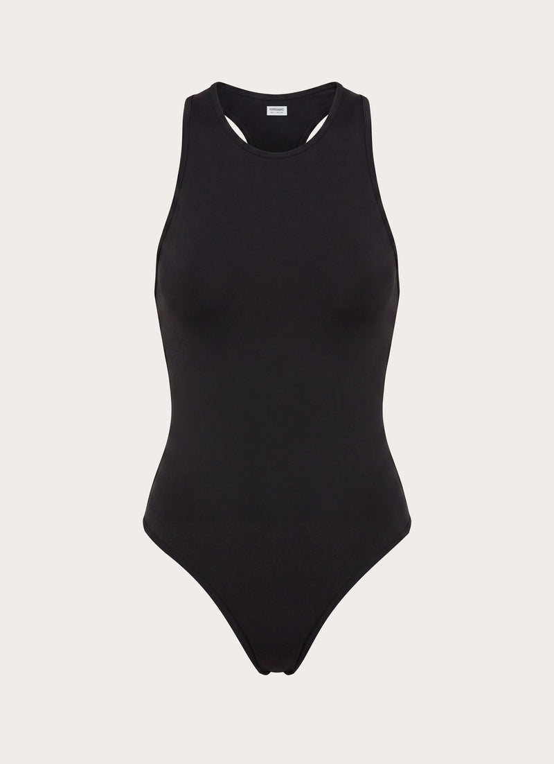 Aidyn Racer Back Bodysuit - Black