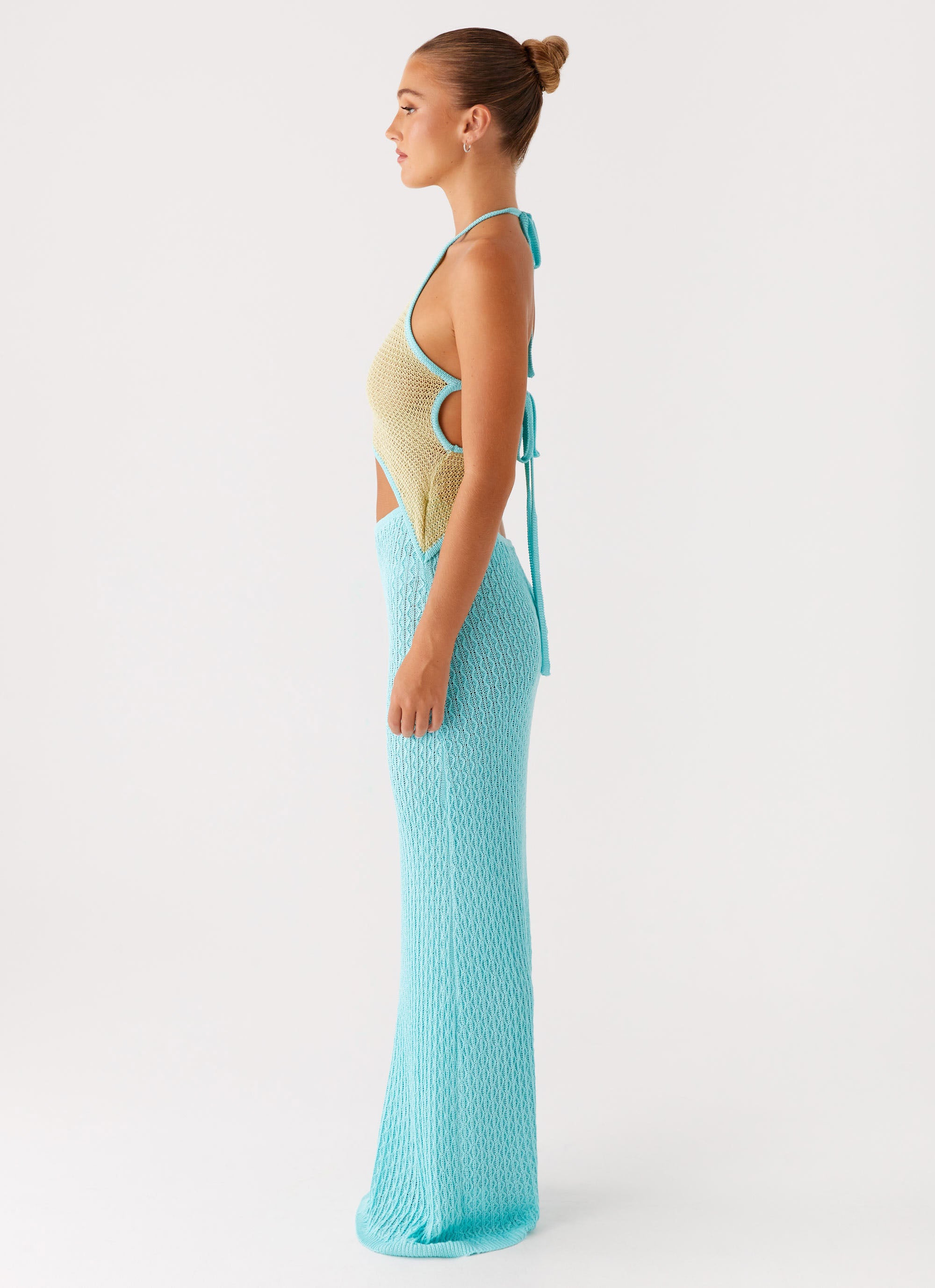 alexia knit maxi dress Alexia Long Dress S / Gray