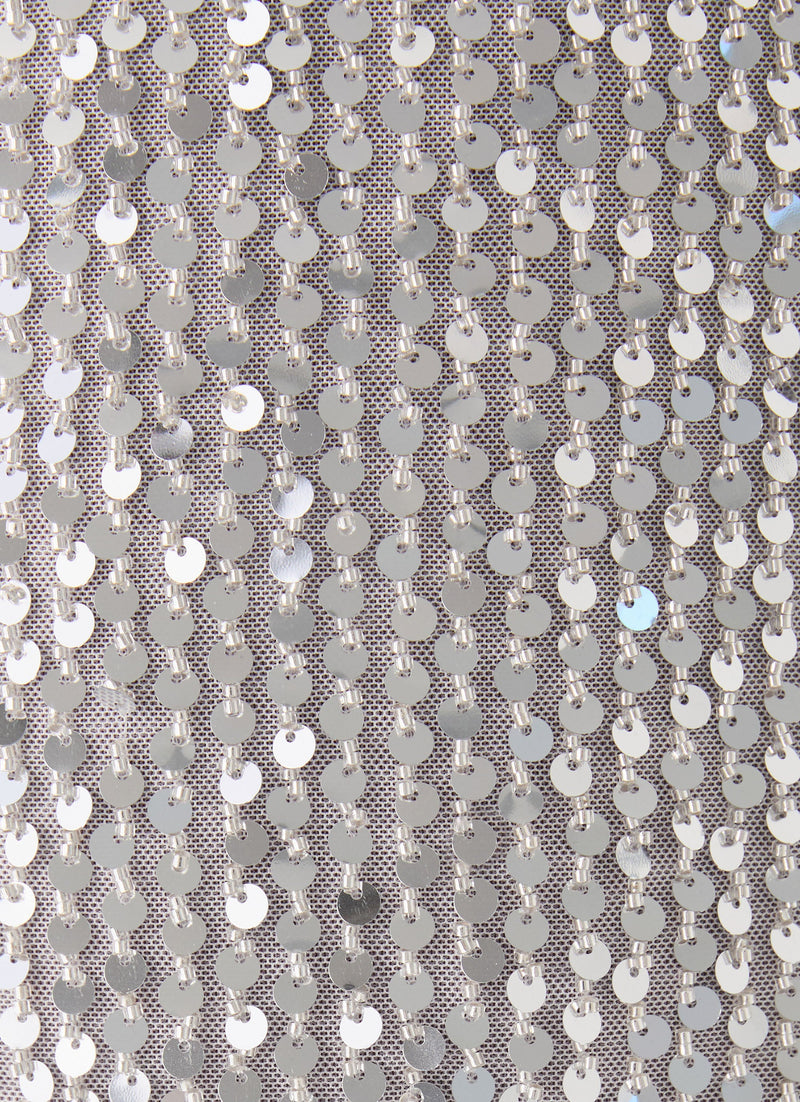 Alula Sequin Mini Dress - Silver