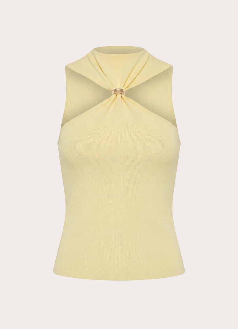 Amarah Knit Top - Yellow