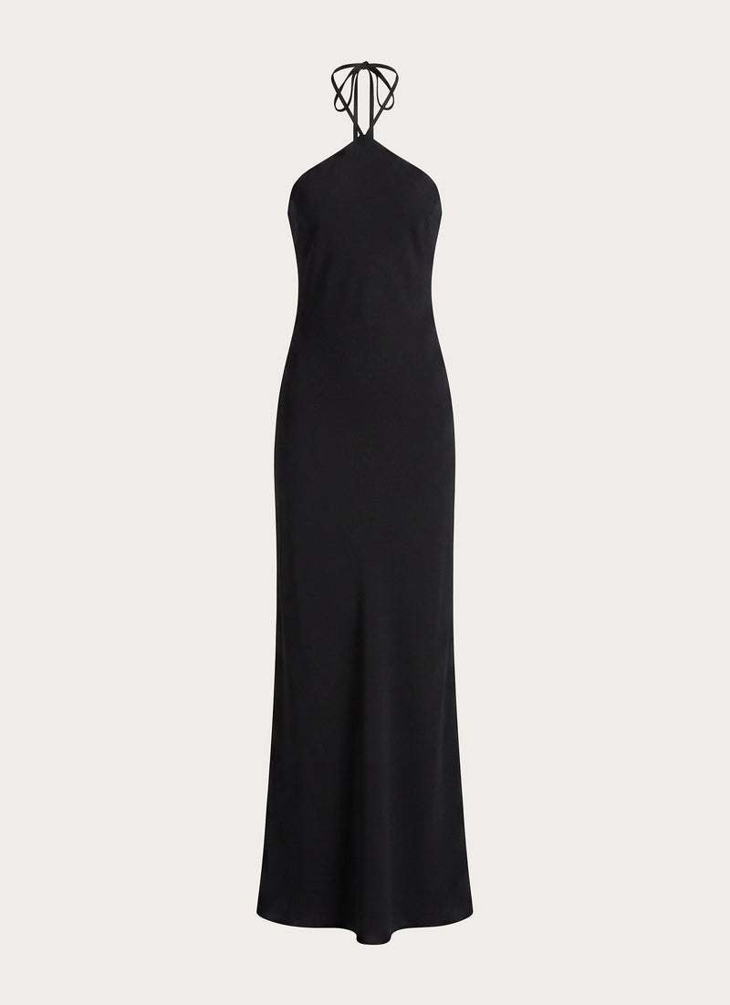 Anouk Halter Maxi Dress - Black