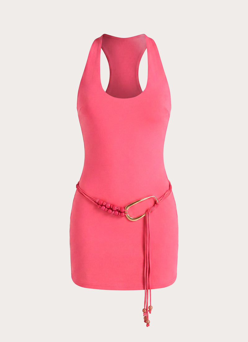 Bad Enough Mini Dress - Coral Red