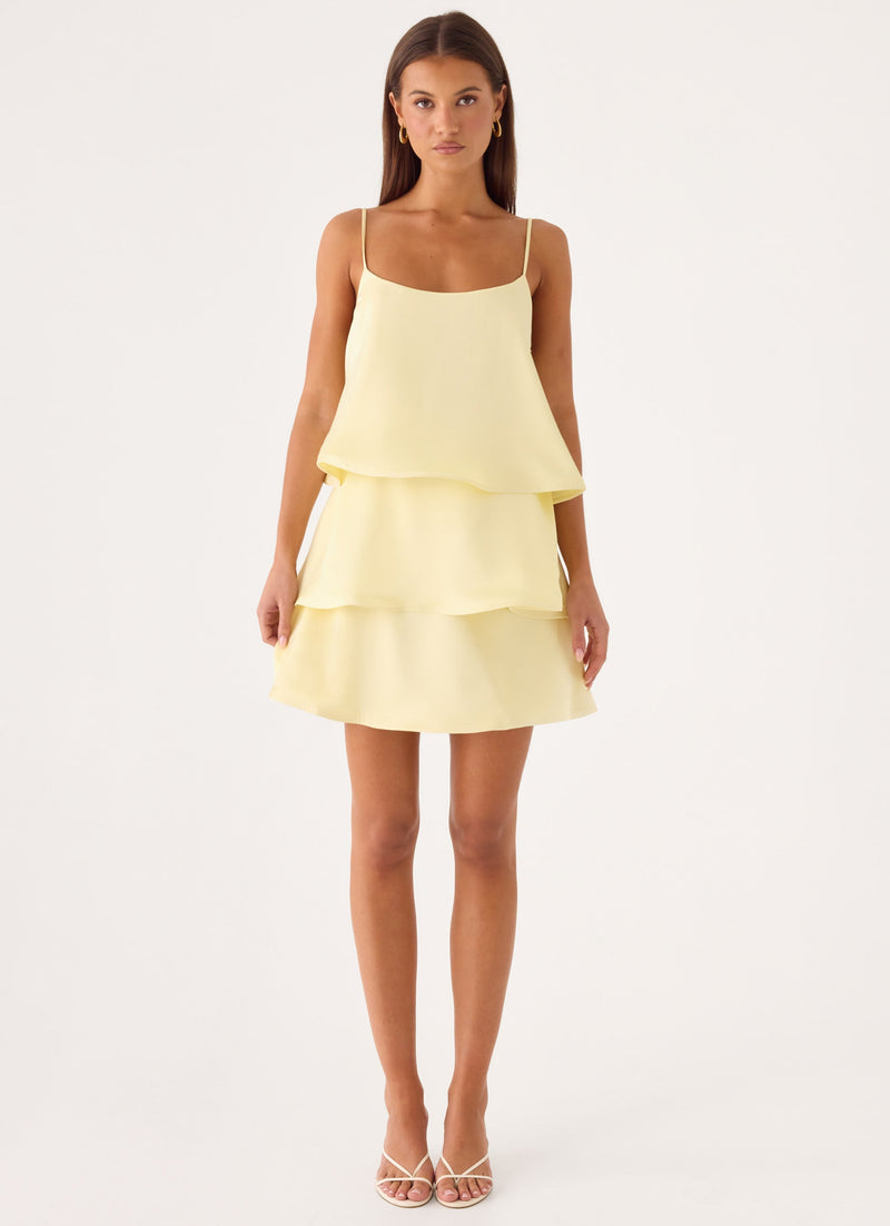Becka Mini Dress - Yellow