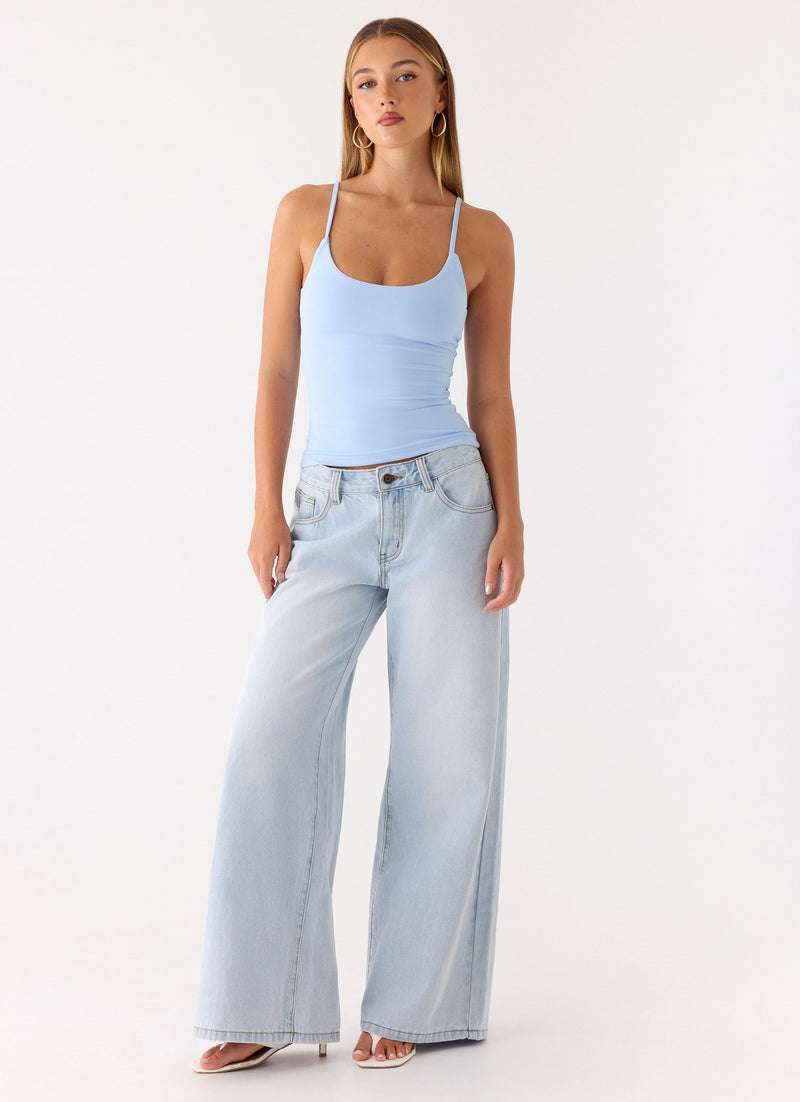Blondie Tank Top - Blue