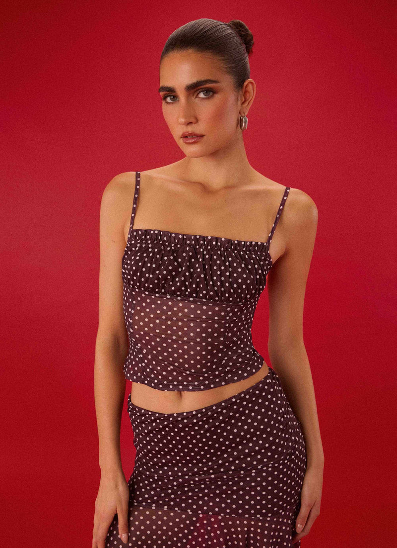 Buffy Top - Burgundy