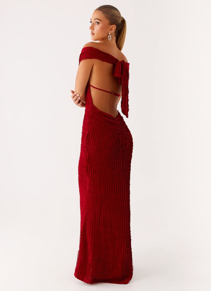 Chantelle Maxi Dress - Red