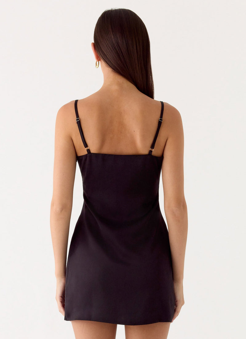 Clementine Mini Dress - Black