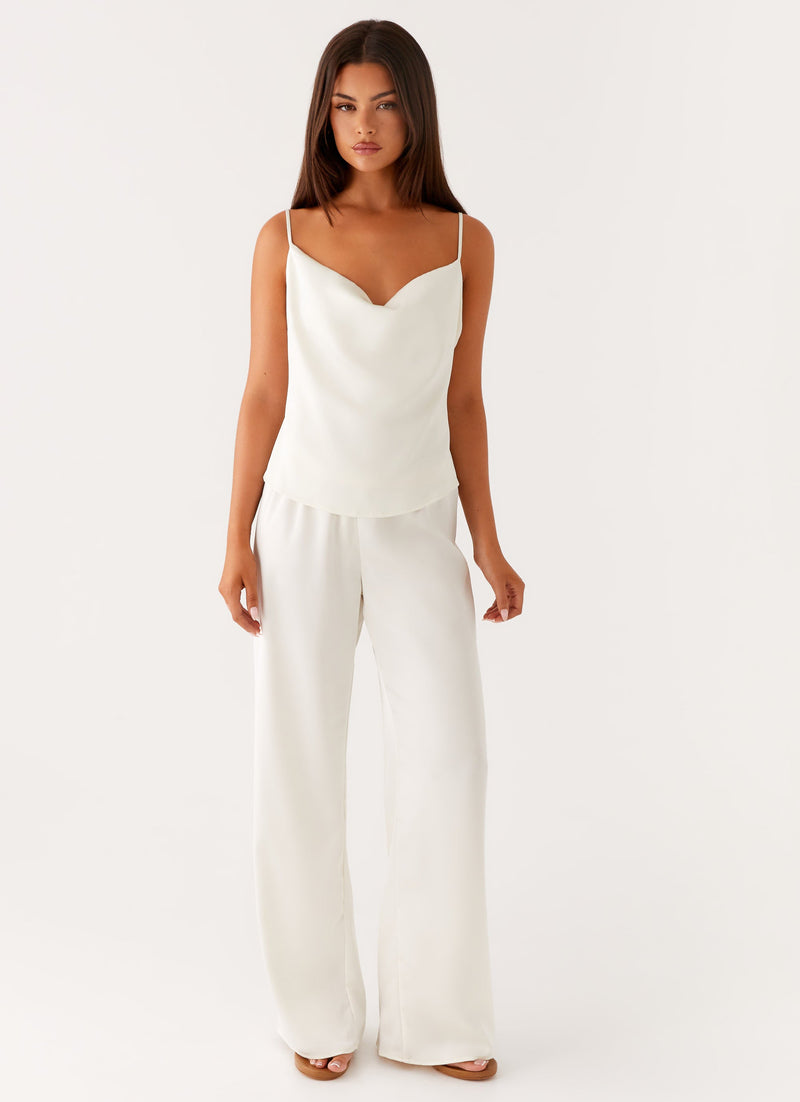 Deacon Low Rise Pants - Butter