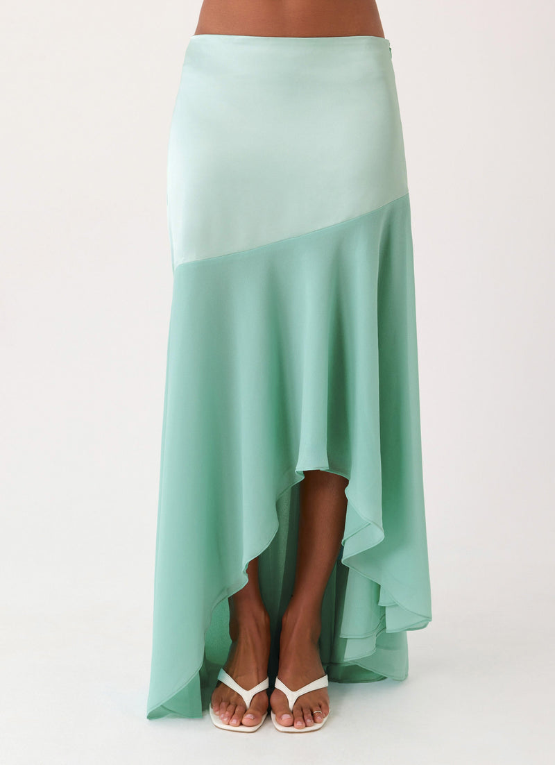 Deenesa Maxi Skirt - Mint