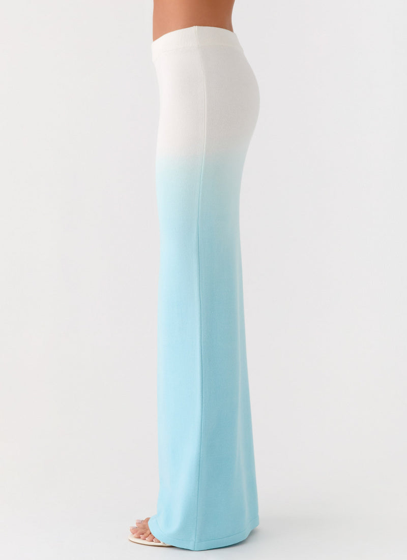 Deep Sea Kiss Maxi Skirt - Blue Ombre
