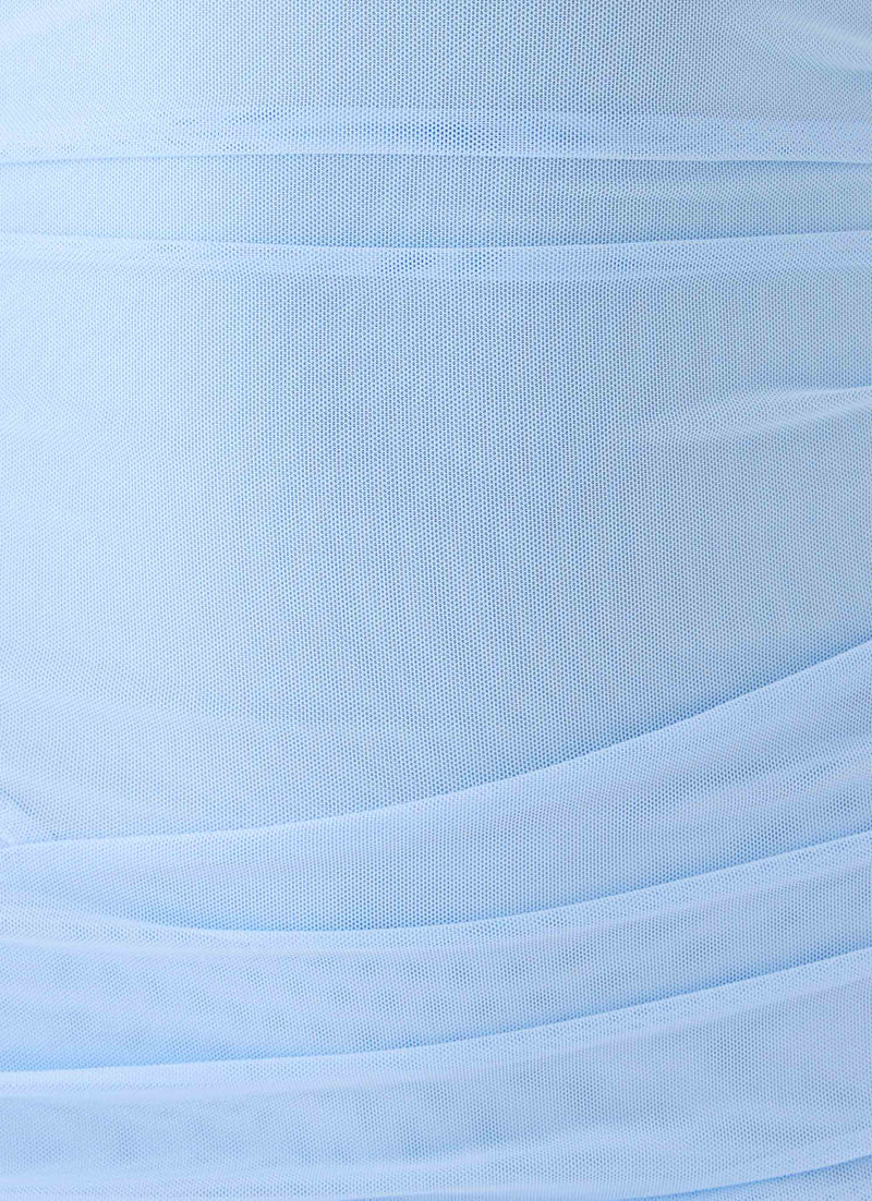 Dinah Halter Mini Dress - Blue
