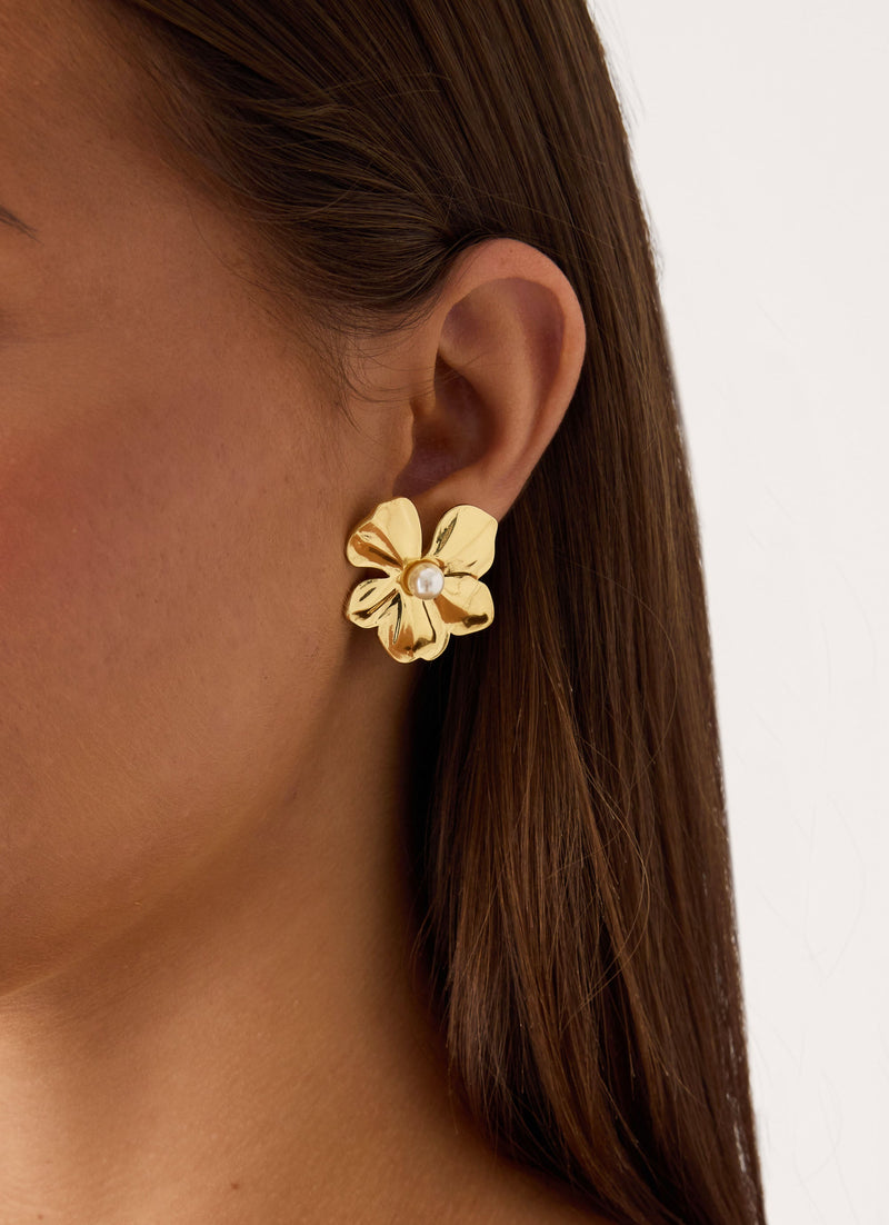 Fiji Girl Earrings - Gold