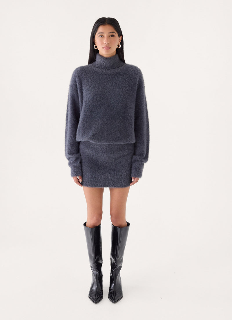 Fiora Rae Knit Dress - Grey