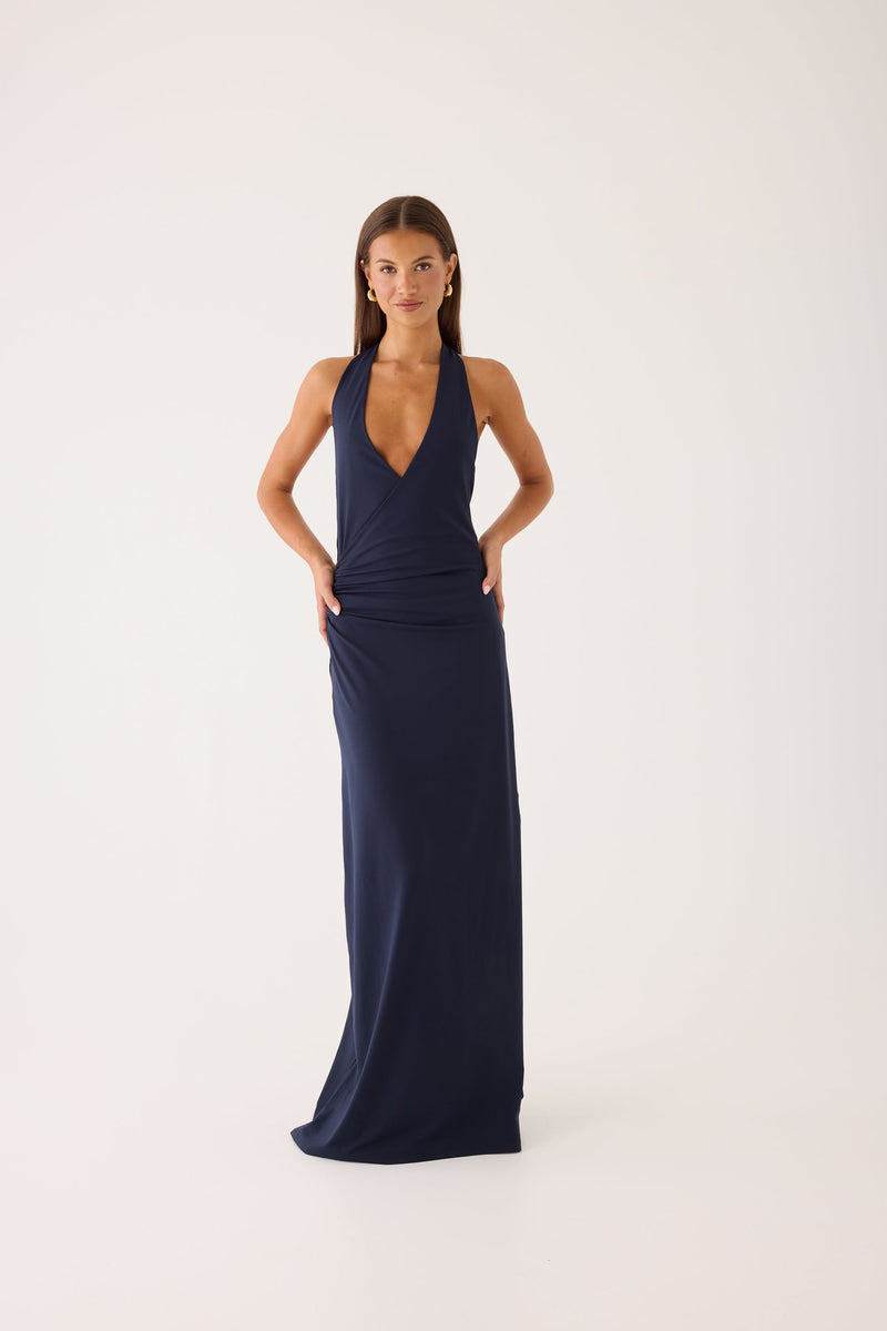 Good Riddance Maxi Dress - Deep Ocean