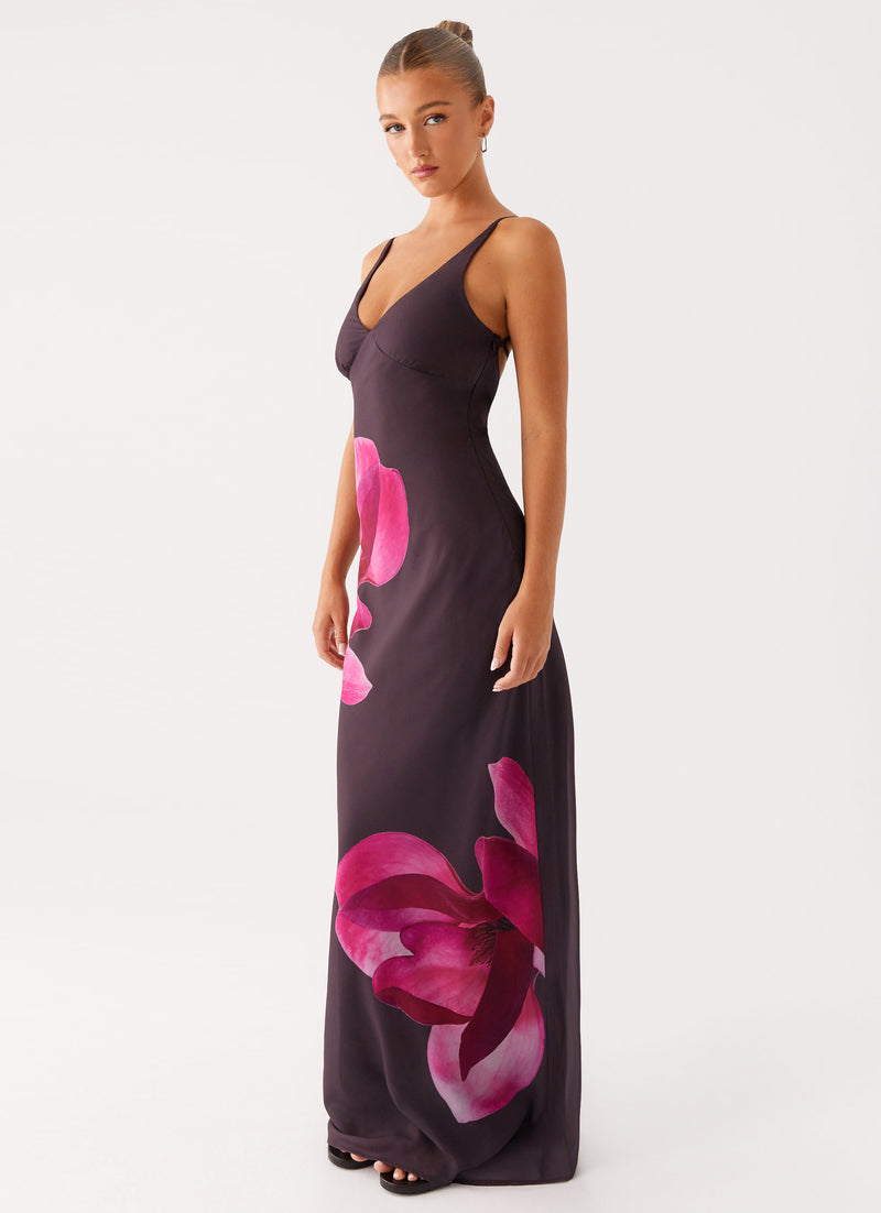 Griselda Maxi Dress Dark Chocolate 5