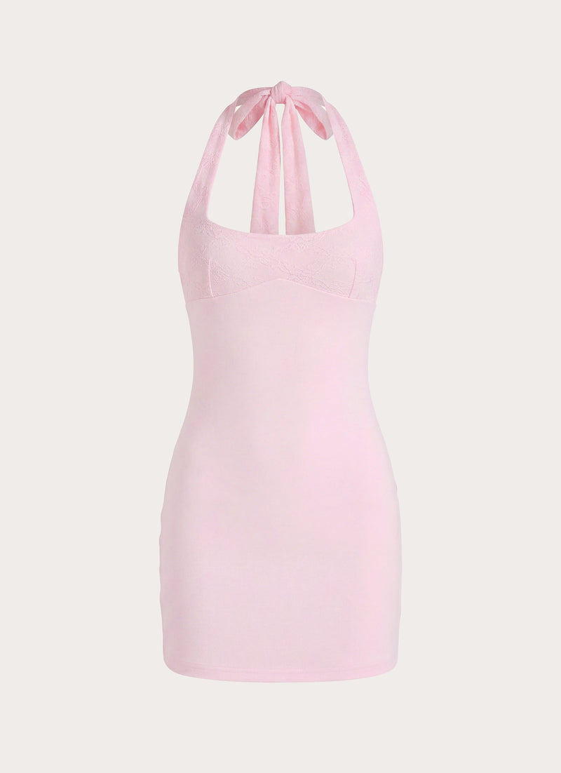 Healthy Habit Mini Dress - Pink