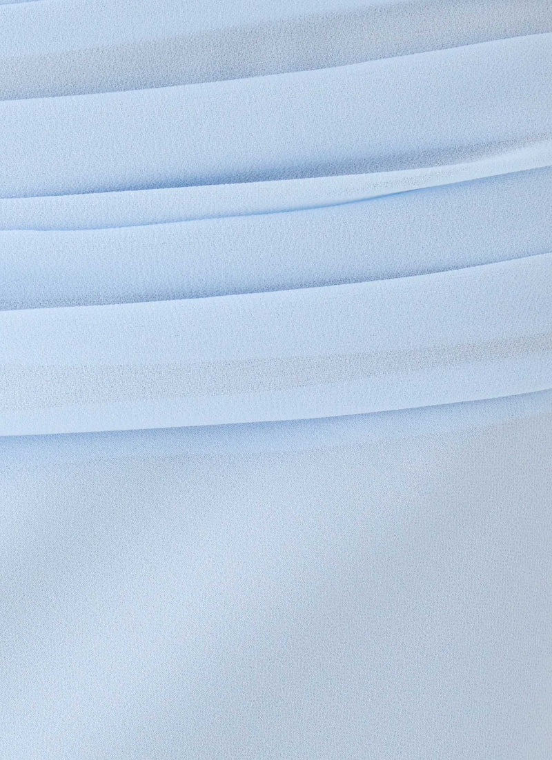 Lauretta Maxi Skirt - Baby Blue