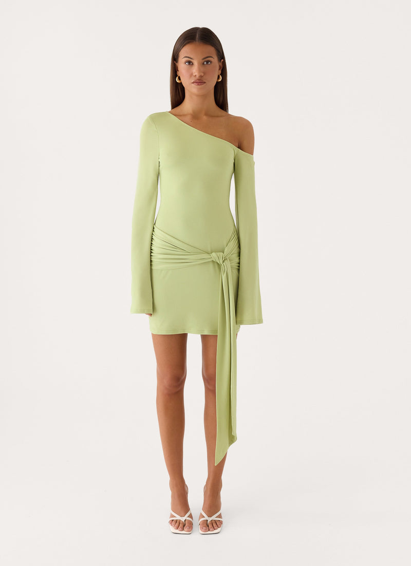 Let You Go Mini Dress - Pistachio