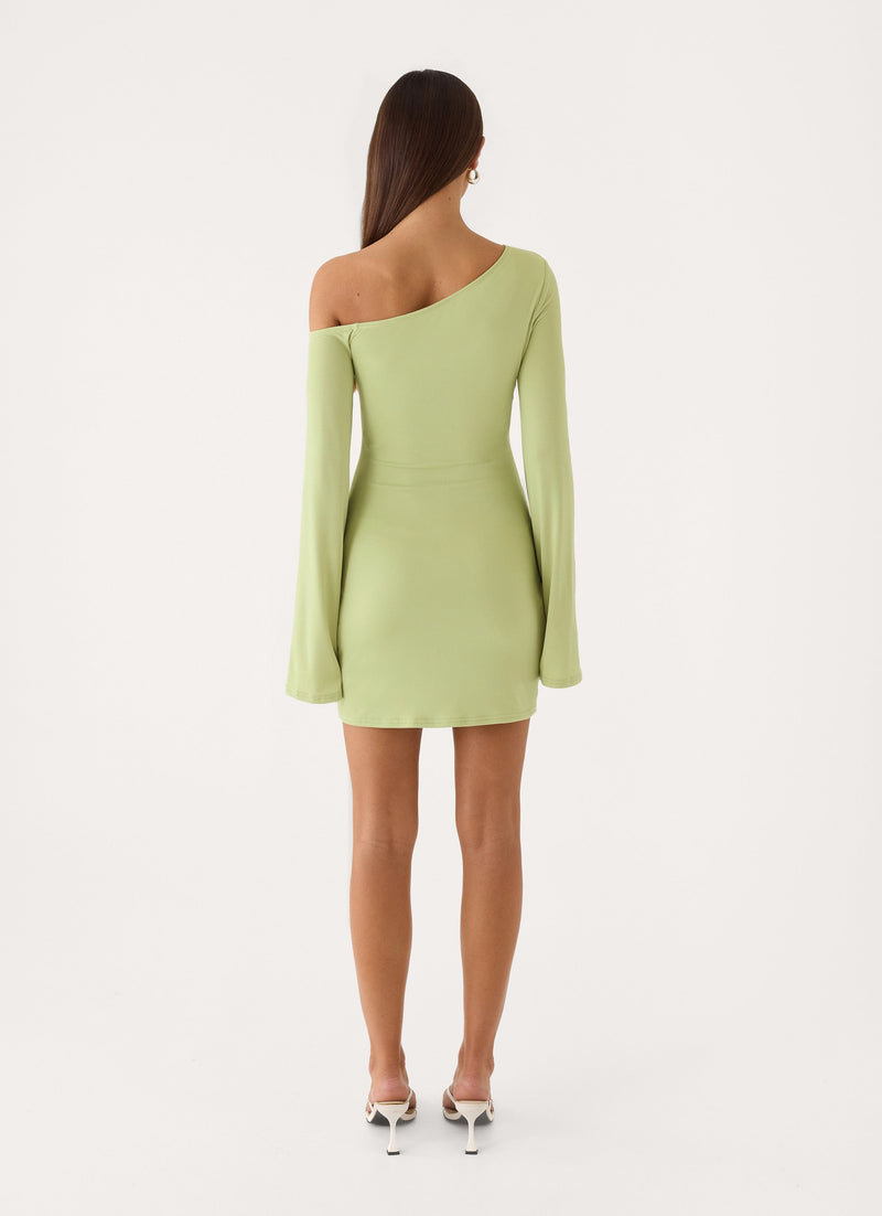 Let You Go Mini Dress - Pistachio