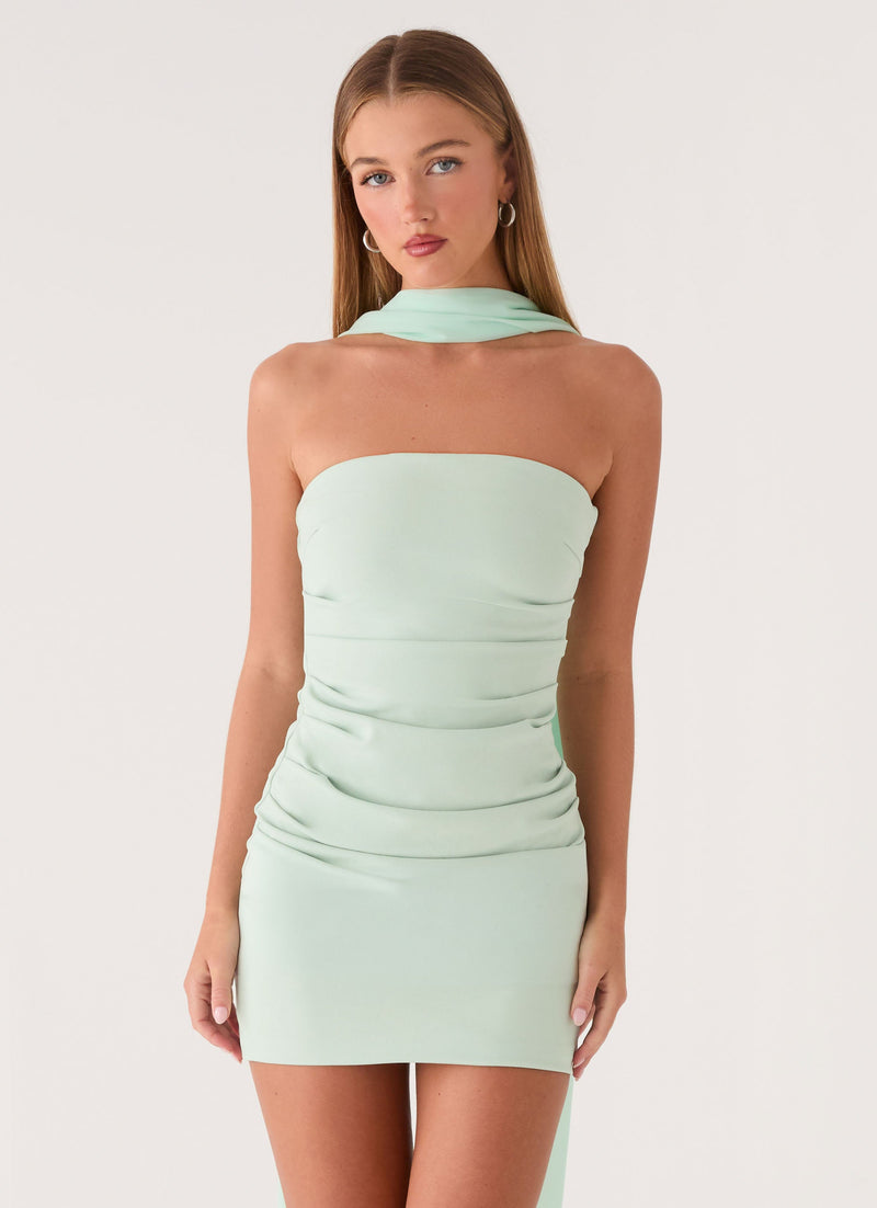 Libra Mini Dress - Sage