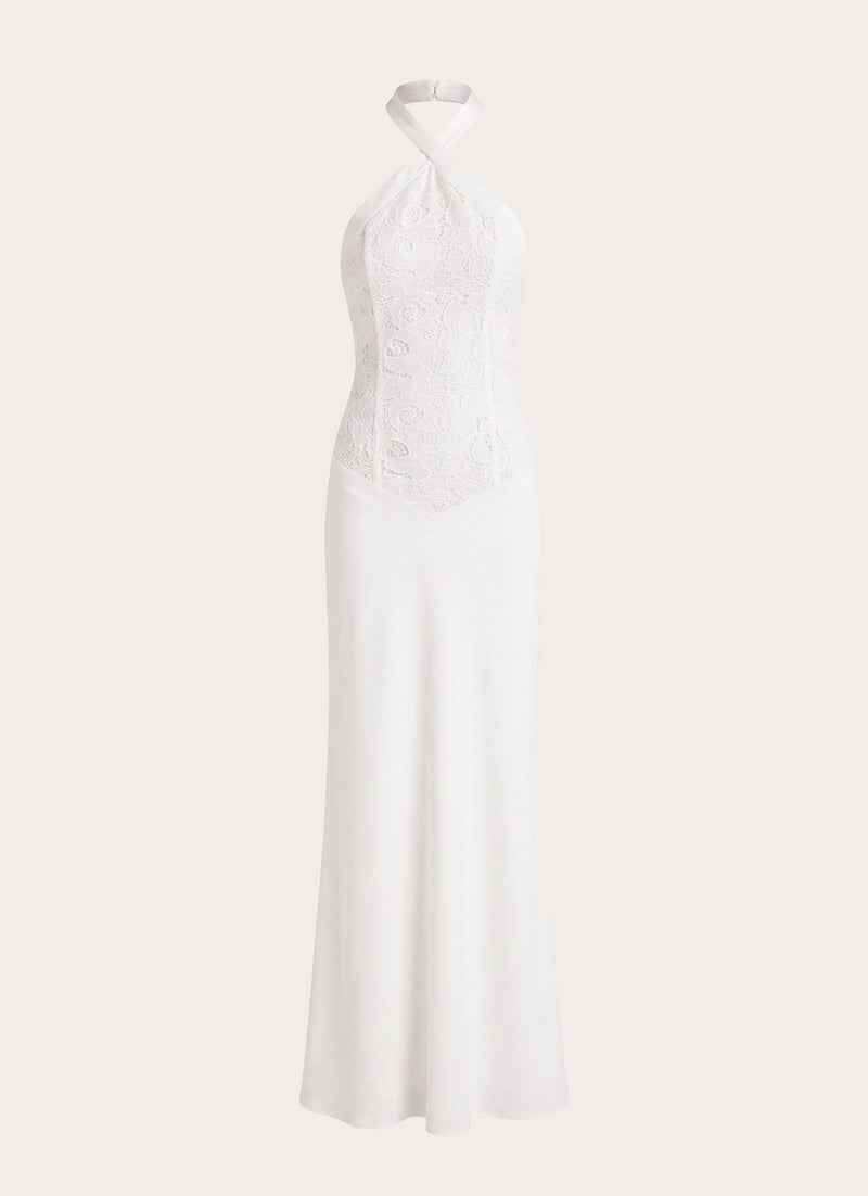 Lilas Maxi Dress - White