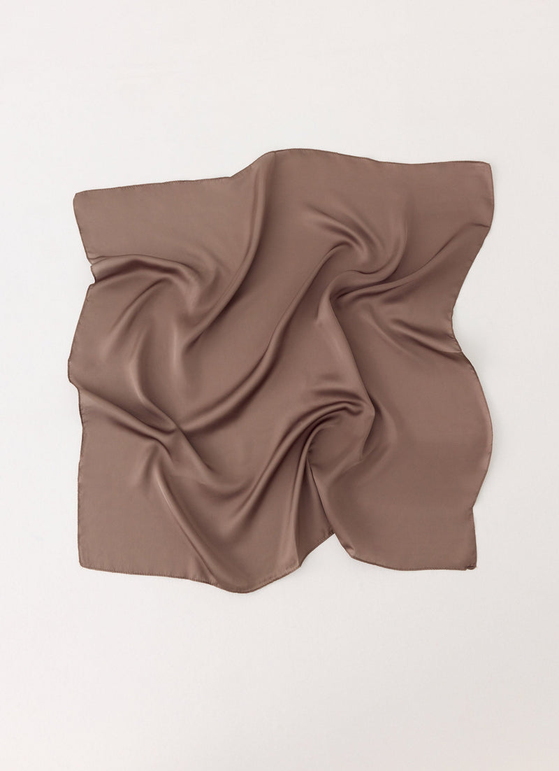 Lover Vibes Head Scarf - Chocolate