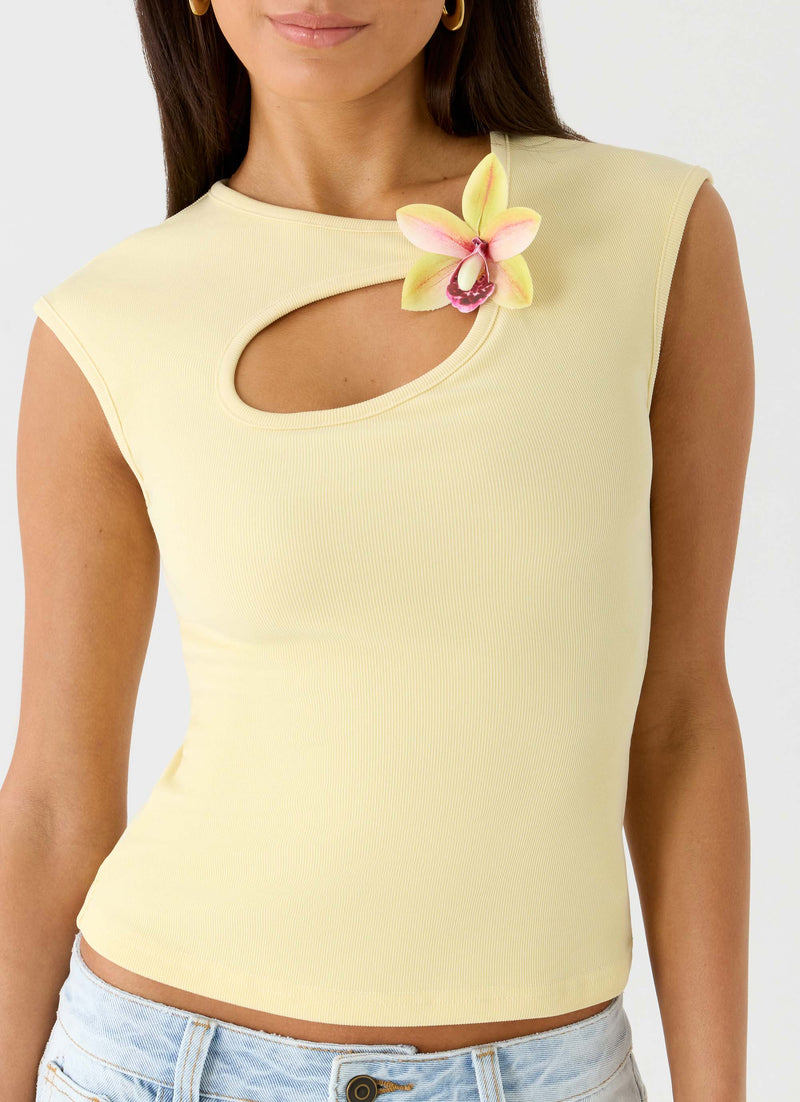 Luxie Top - Yellow