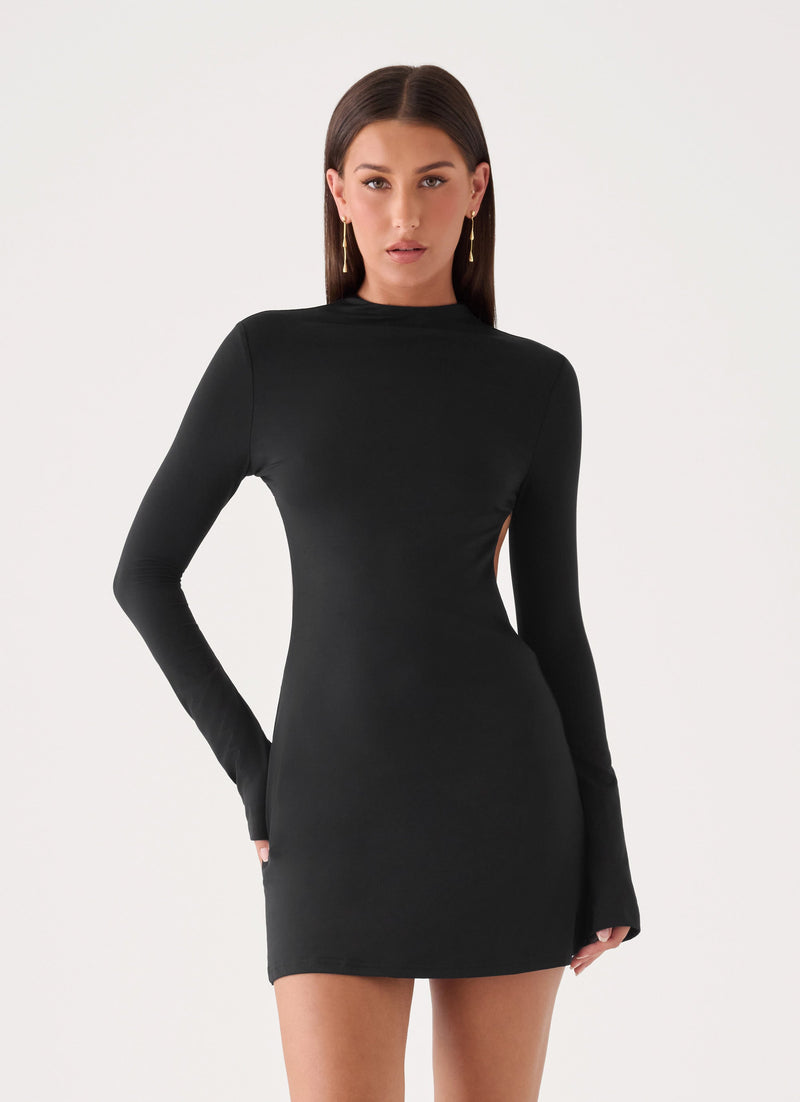 Maelle Mini Dress - Washed Black