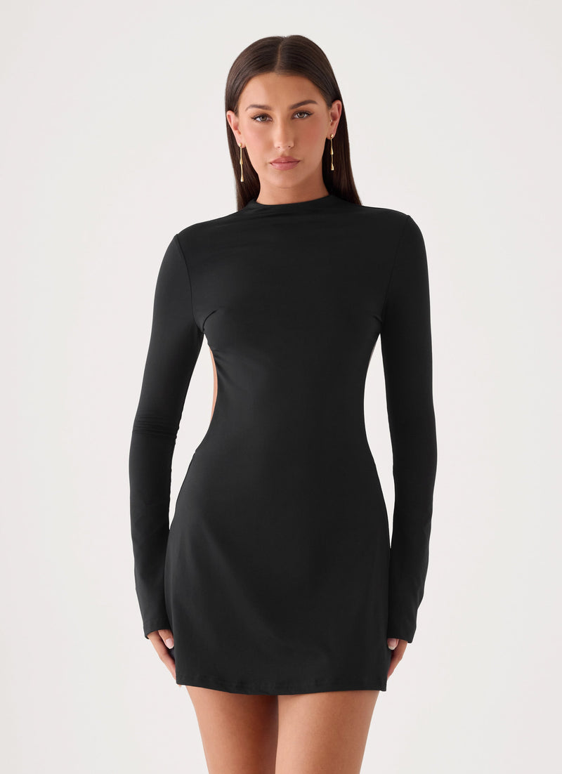 Maelle Mini Dress - Washed Black