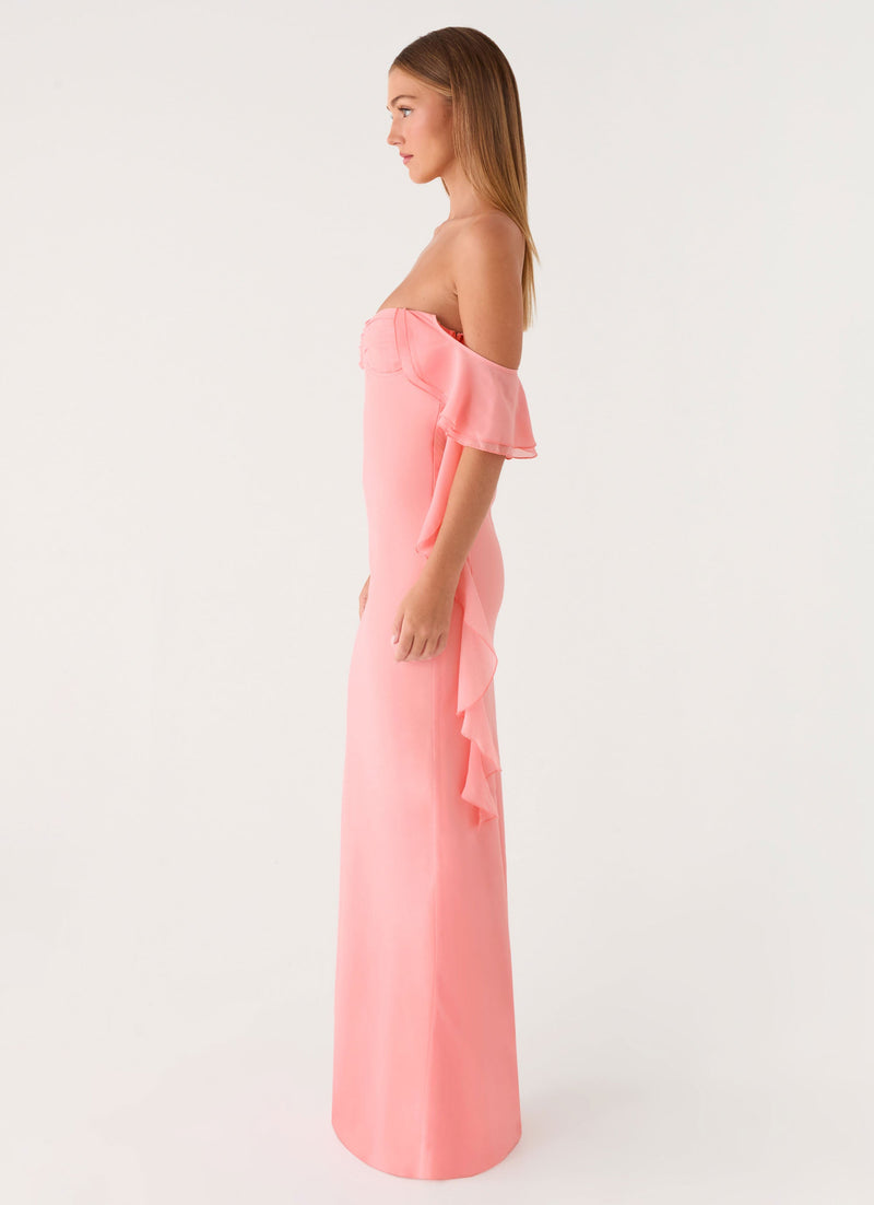 Maliyah Maxi Dress - Peach