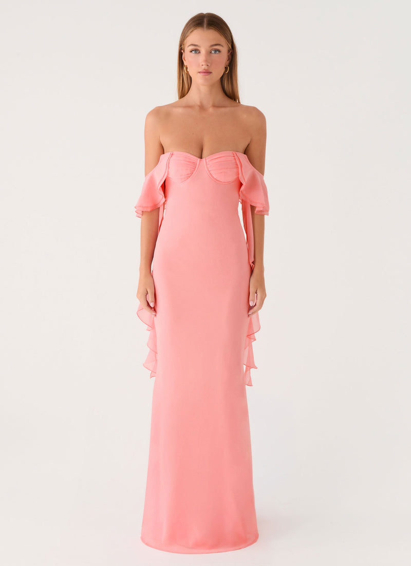 Maliyah Maxi Dress - Peach