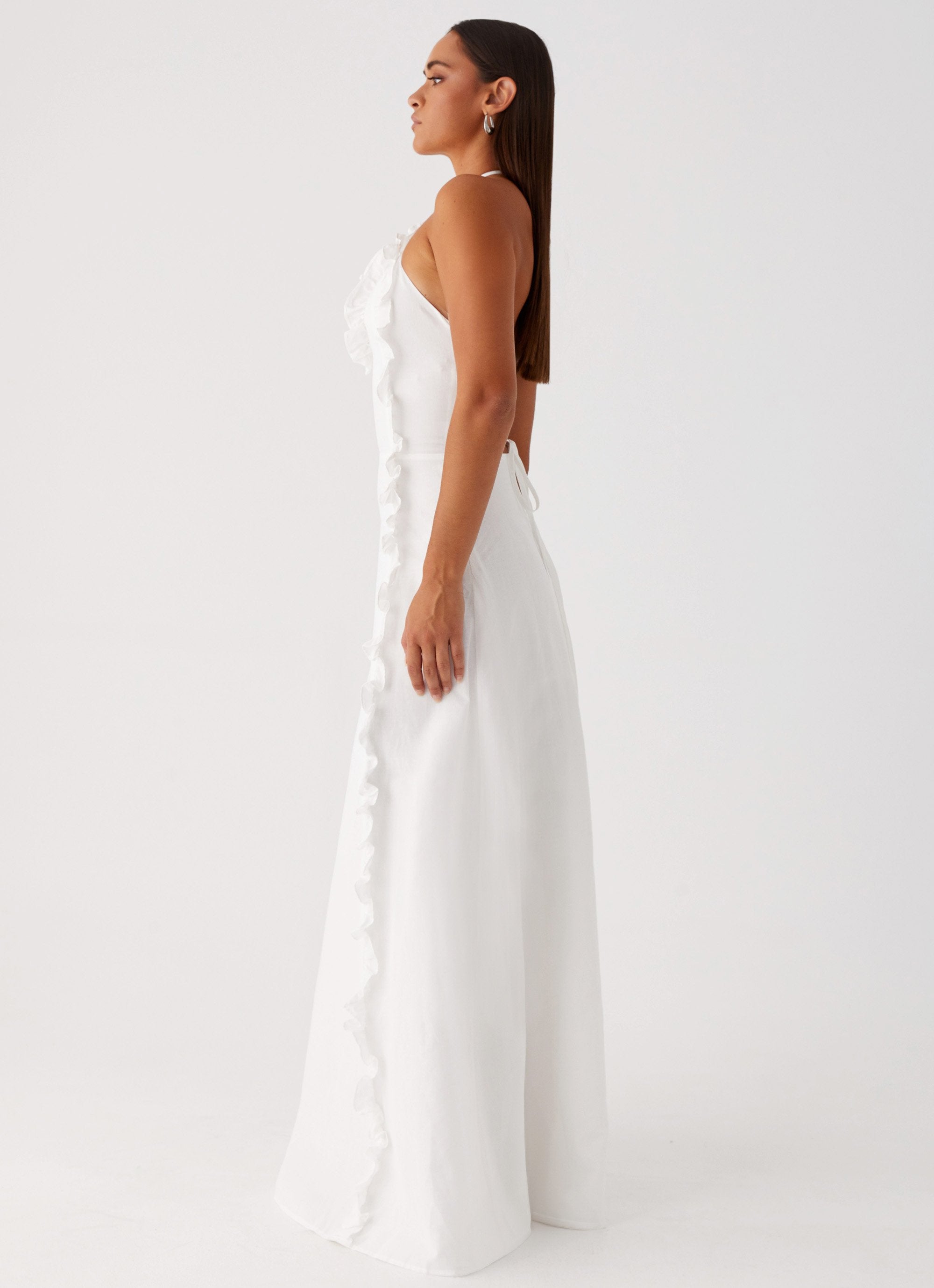 mariella maxi dress Mariella Maxi Dress Silk Crepe & Embroidery