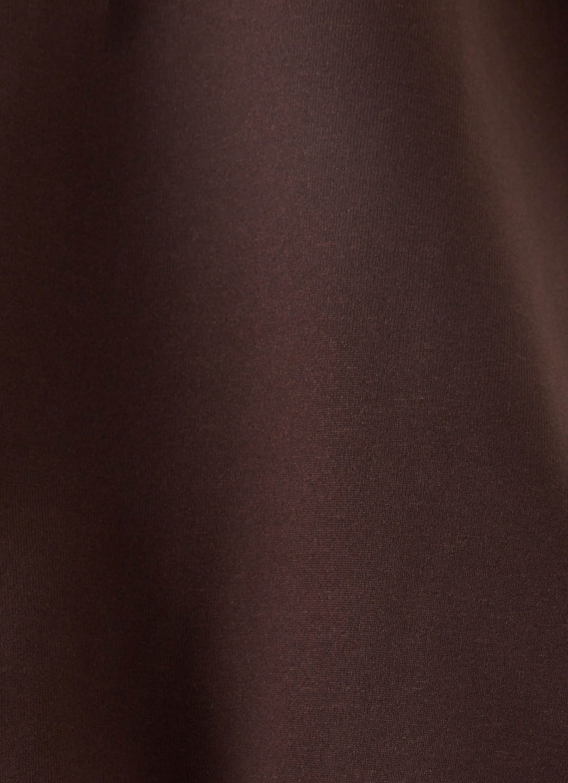 Melosa Beaded Halter Mini Dress - Chocolate