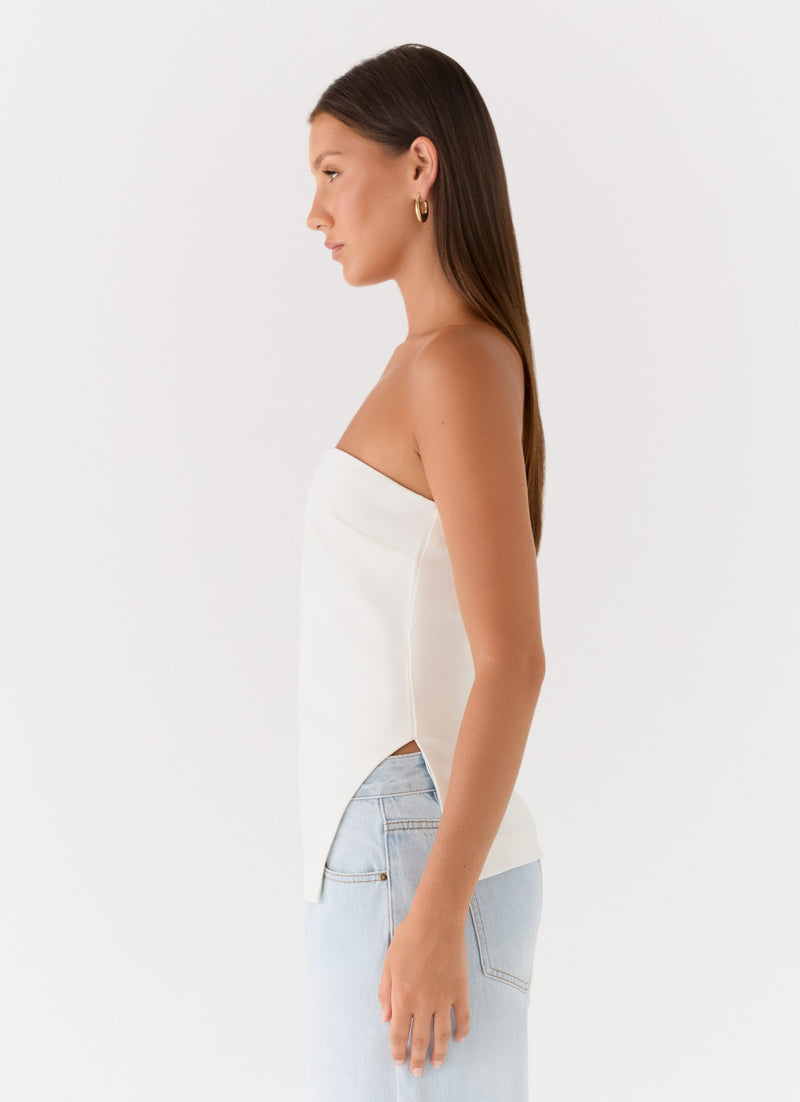 Midnight Glance Top - White