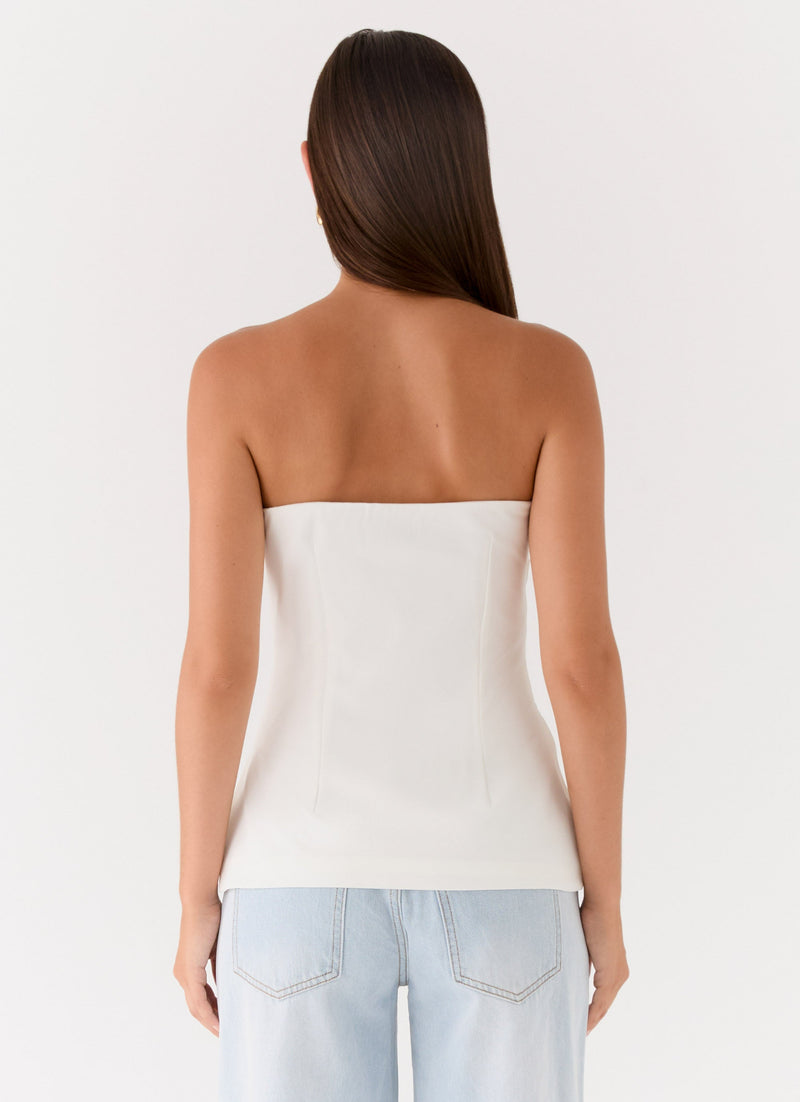 Midnight Glance Top - White