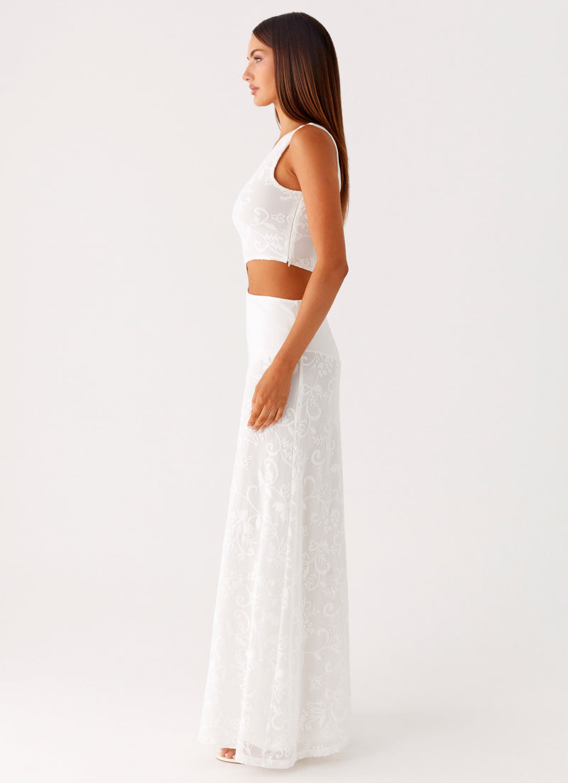 More Than Maybe Maxi Dress - White