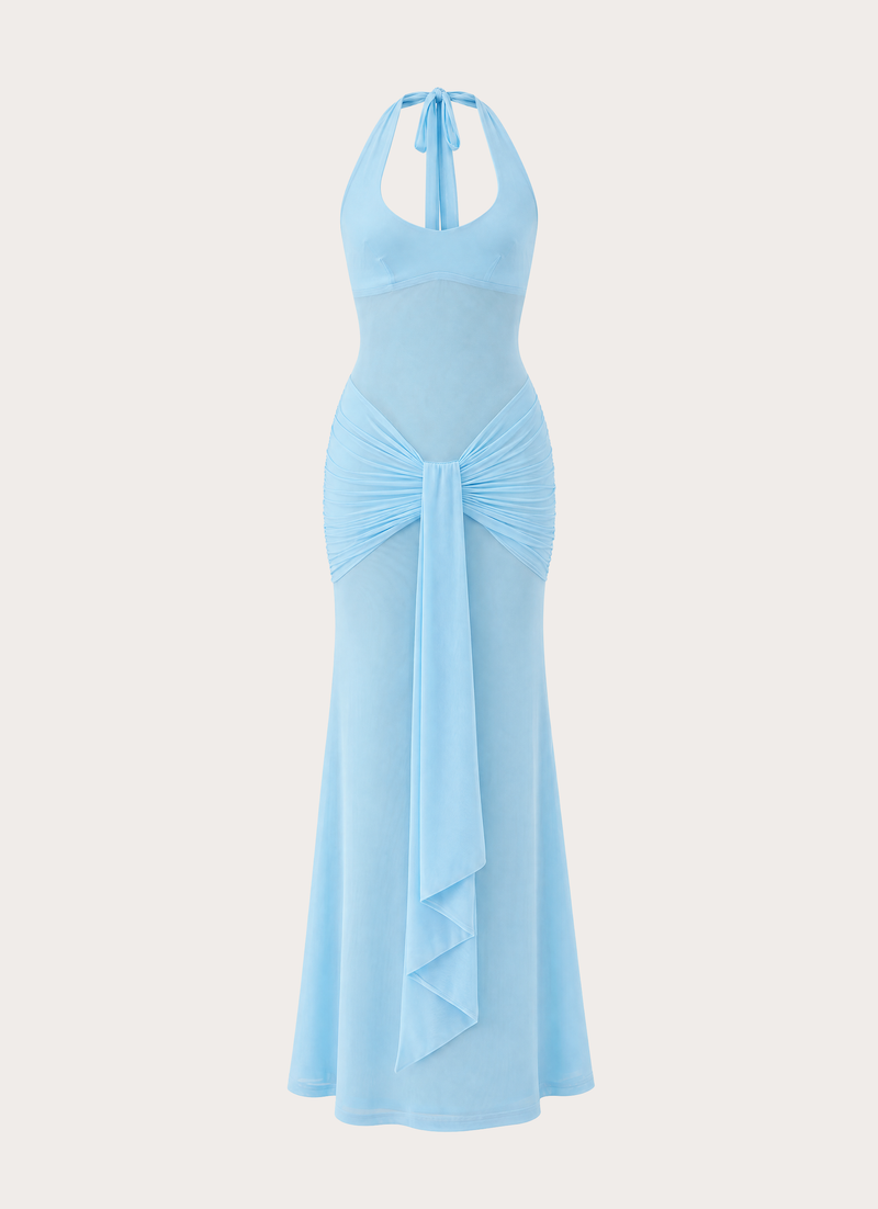 Myrhee Maxi Dress - Blue