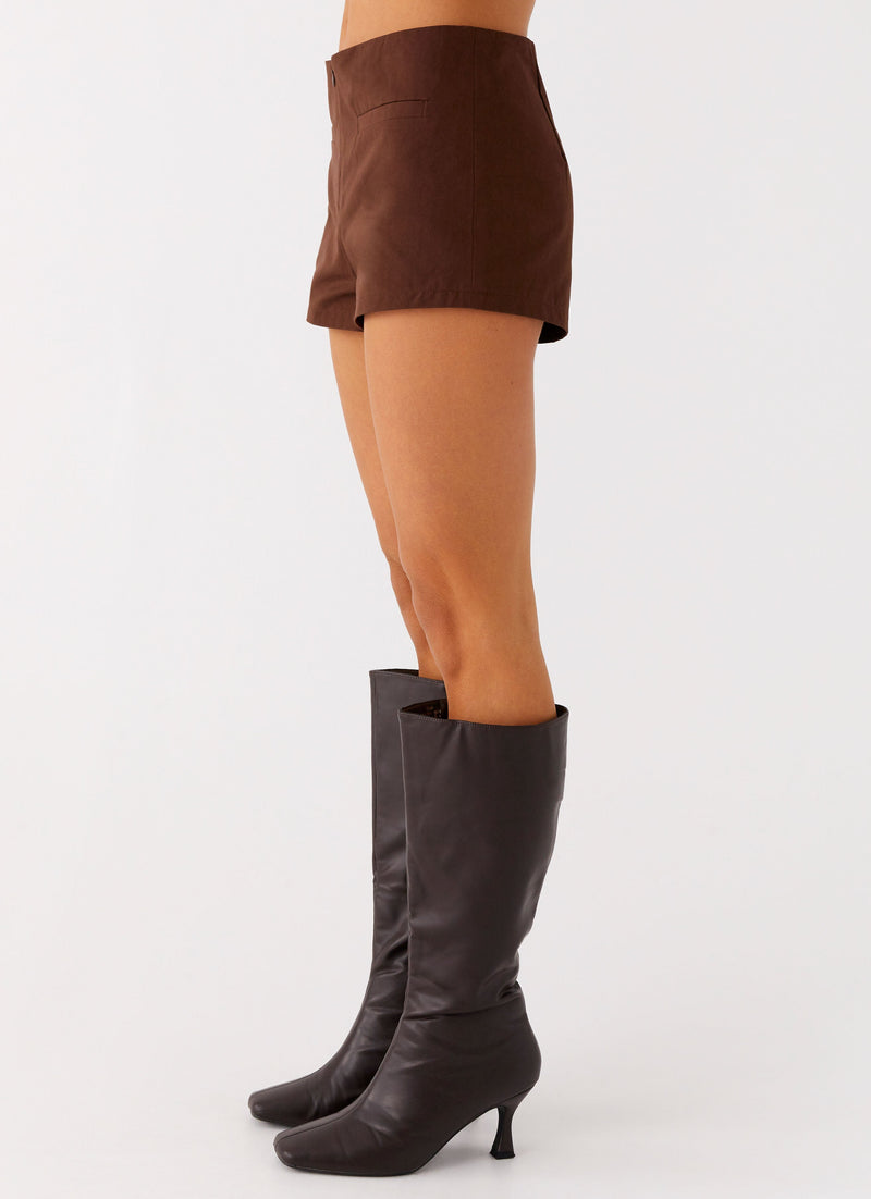 Nia Micro Short - Chocolate