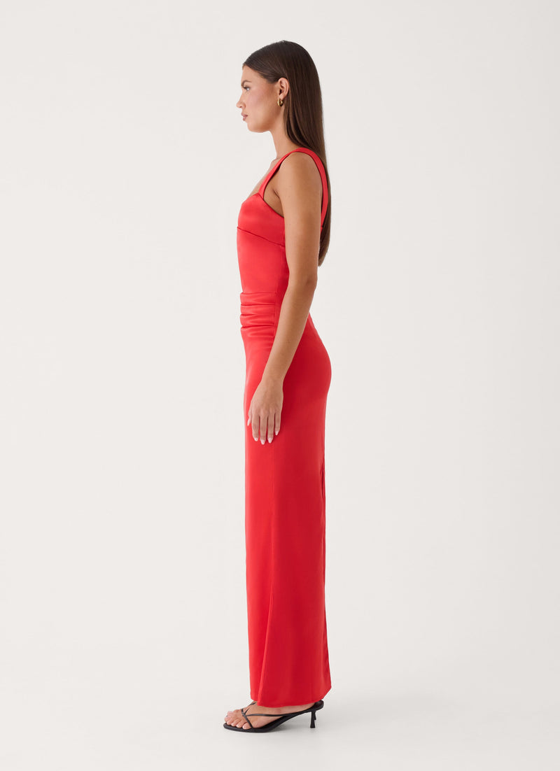 Odetta Maxi Dress - Red