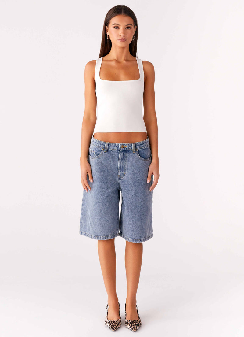 Orleans Denim Jorts - Blue