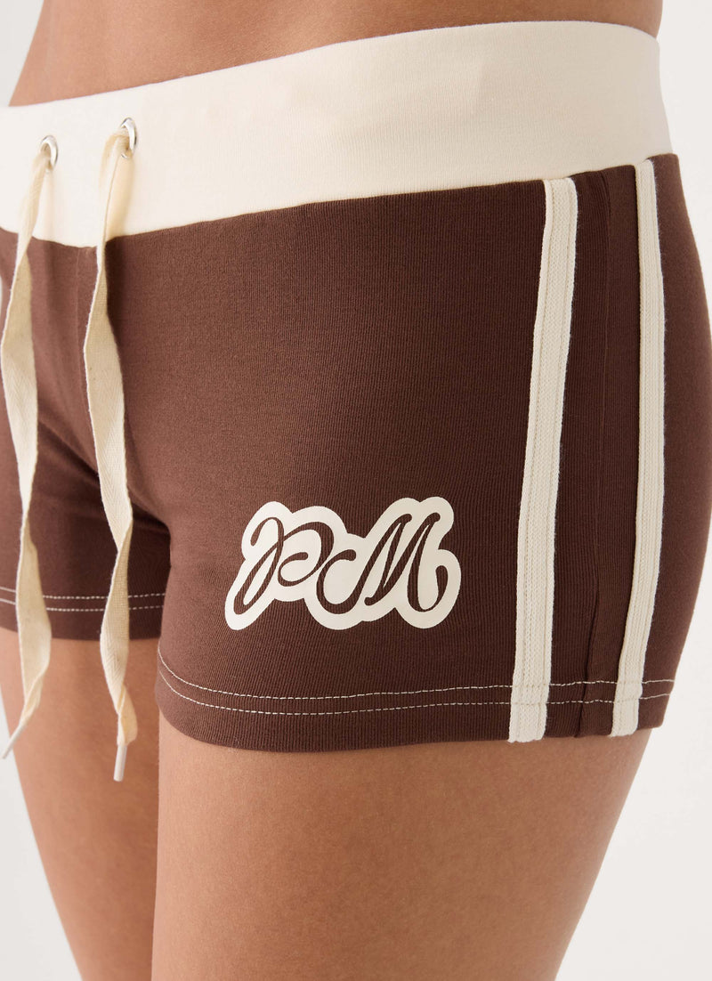 Paris Mini Shorts - Chocolate