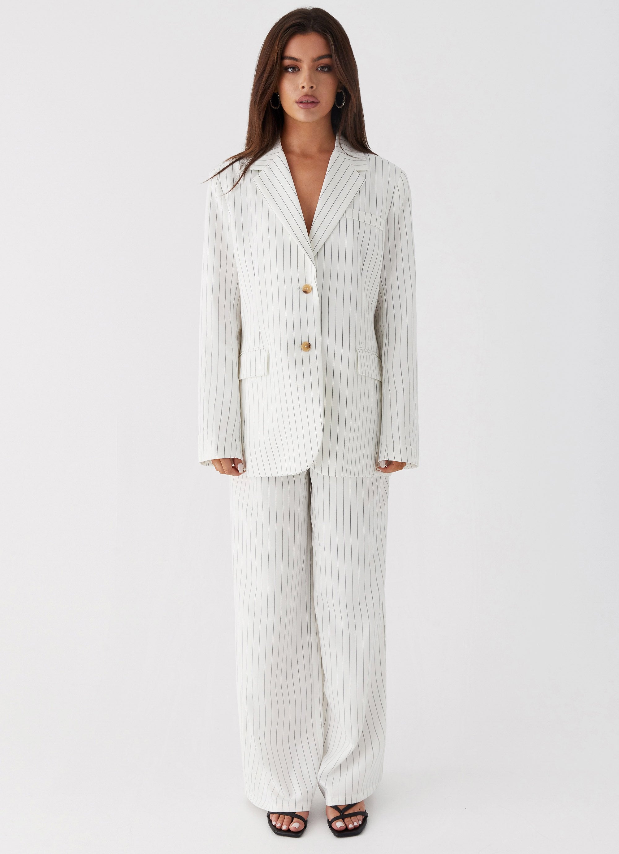 Womens white oversized blazer 2025
