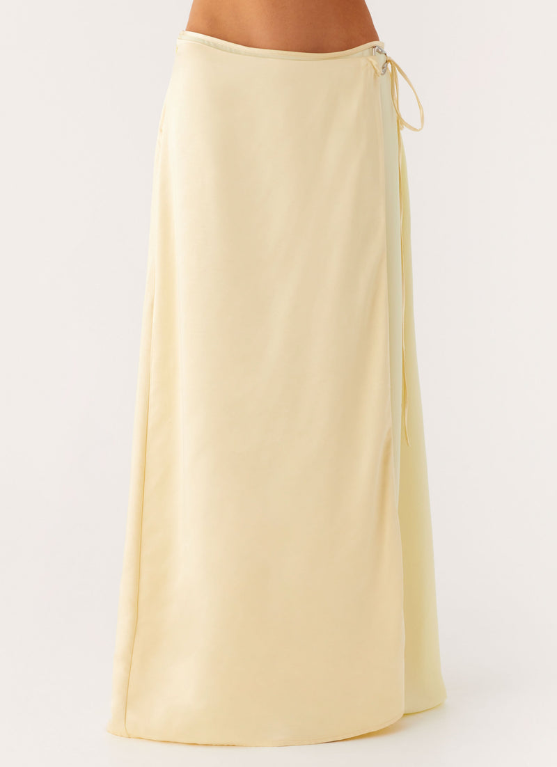 Pollie Maxi Skirt - Yellow