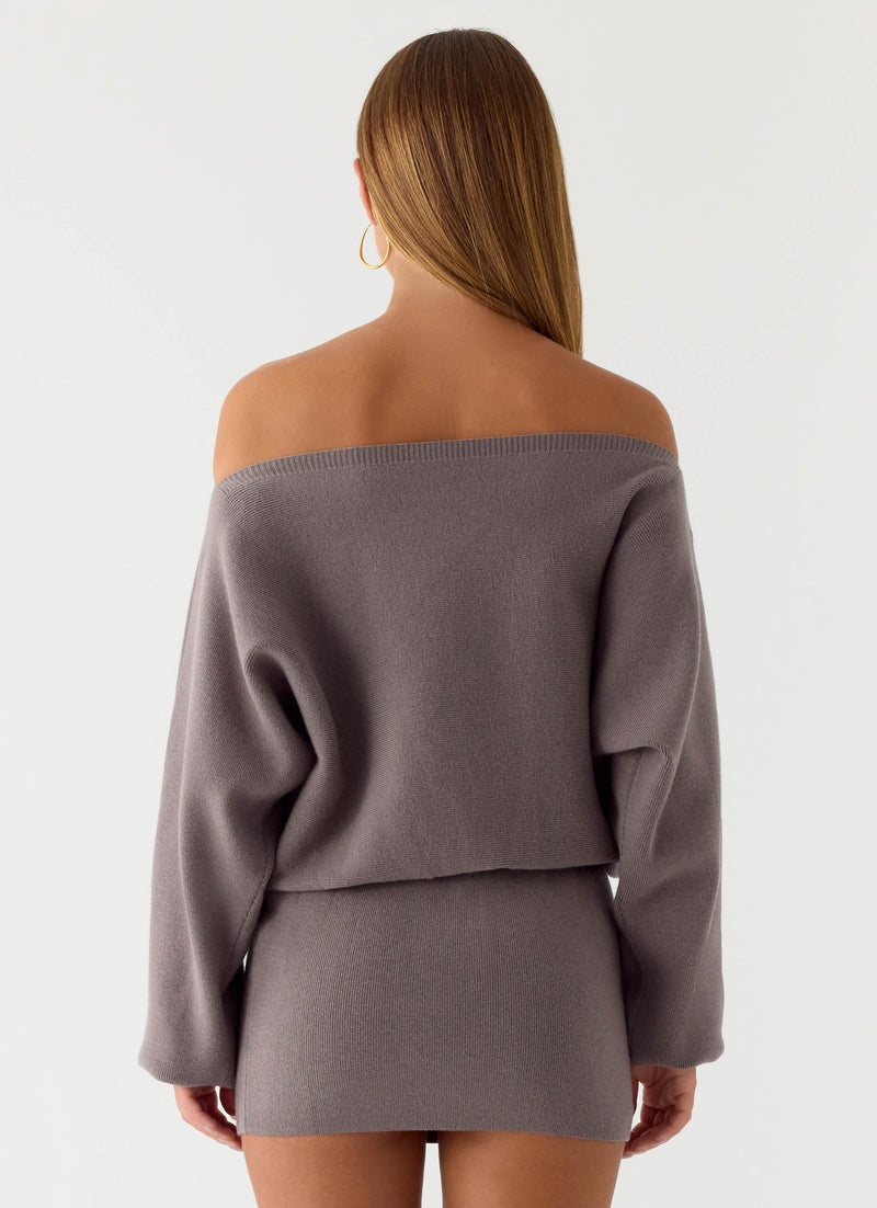 Ravyn Mini Dress - Grey