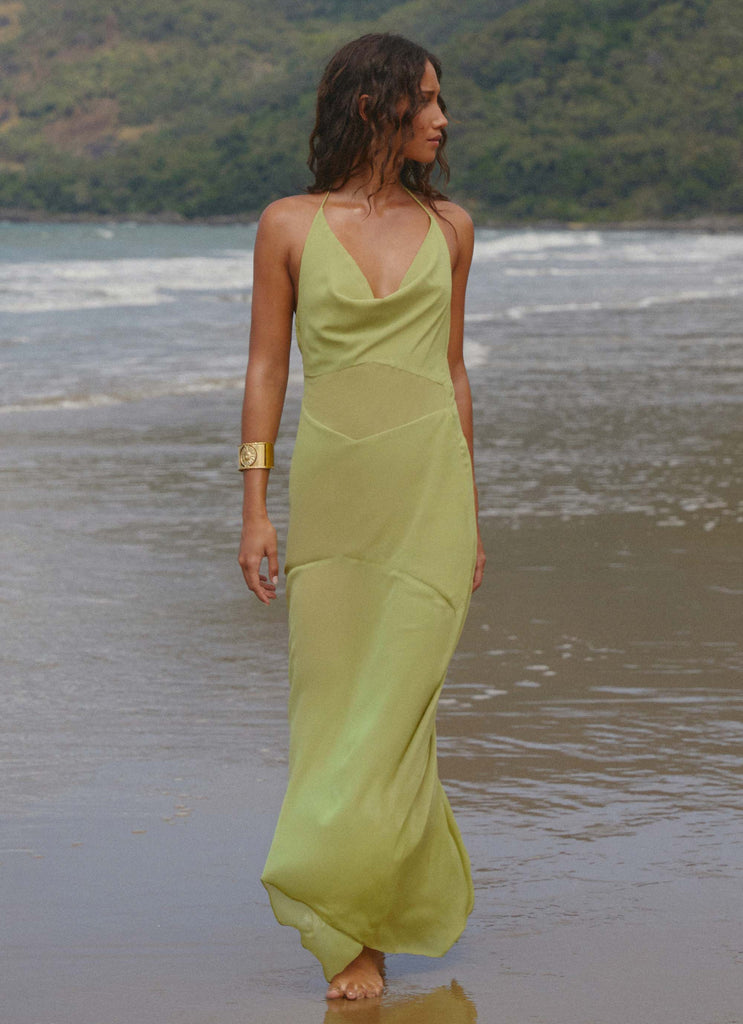 Samoa Maxi Dress - Lime