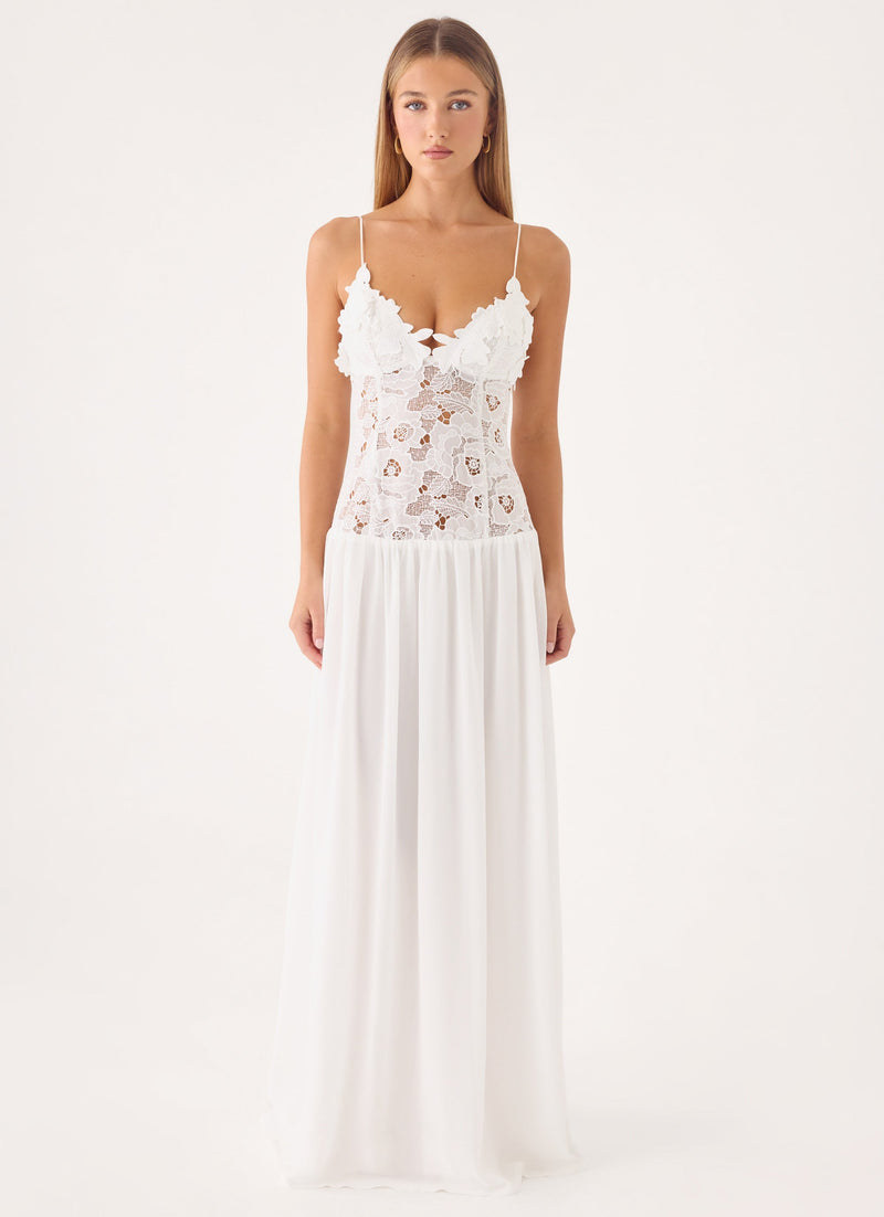 Shooting Love Maxi Dress - White