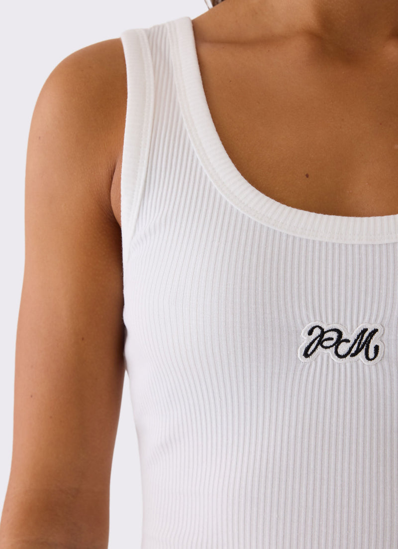 Muse Signature Tank Top - White