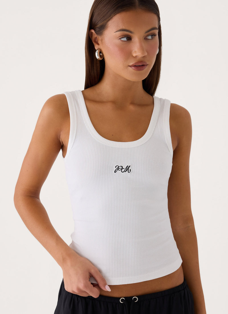 Muse Signature Tank Top - White