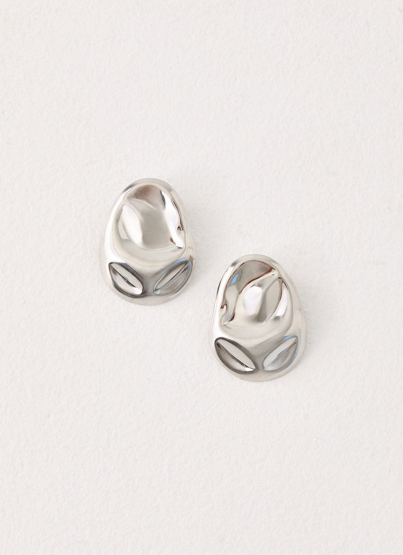 Silver Siren Earrings - Silver