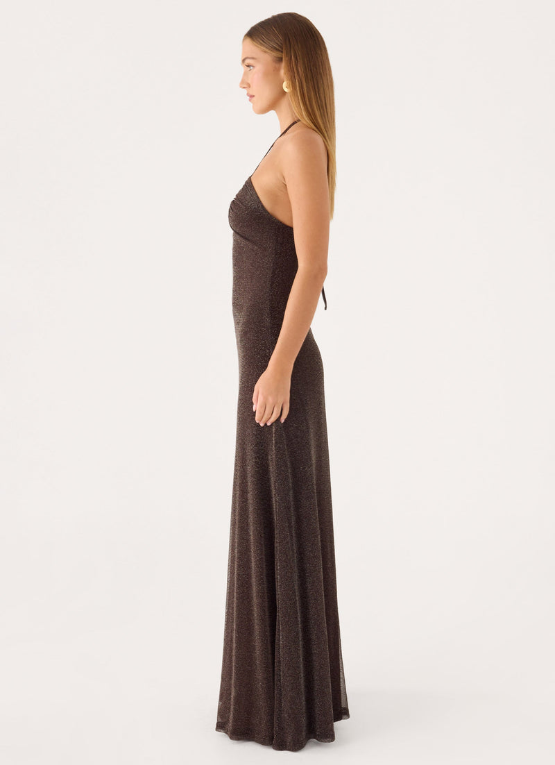 Summer Dream Maxi Dress - Chocolate